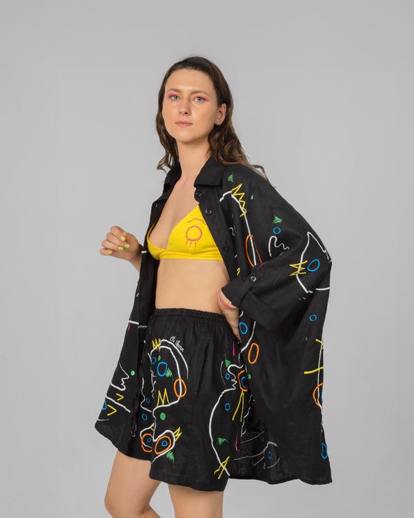 SKY NOTES Limited Edition Unisex Linen Set