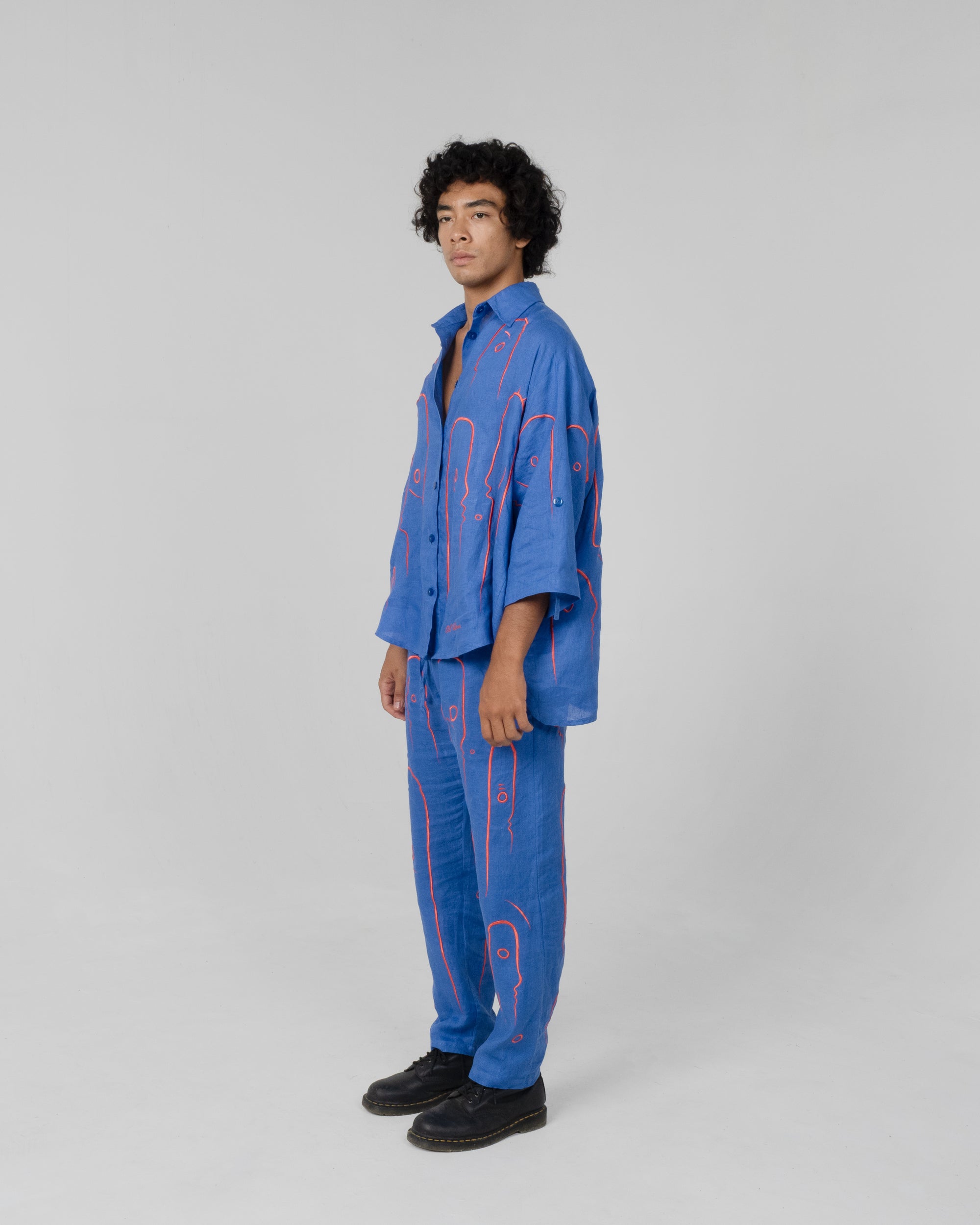 ONCE ON A BLUE MOON Modular Unisex Linen Set