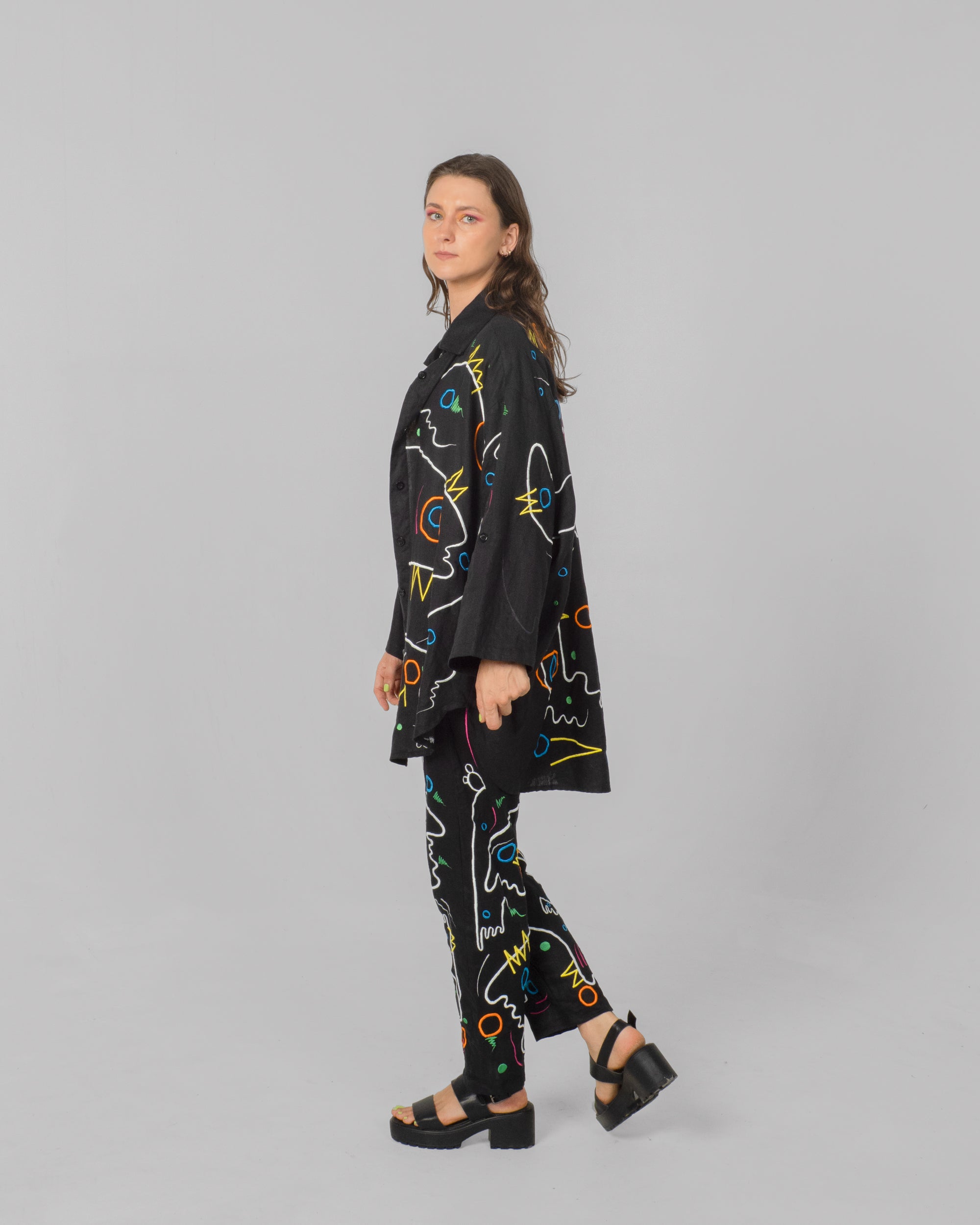 SKY NOTES Limited Edition Unisex Linen Set