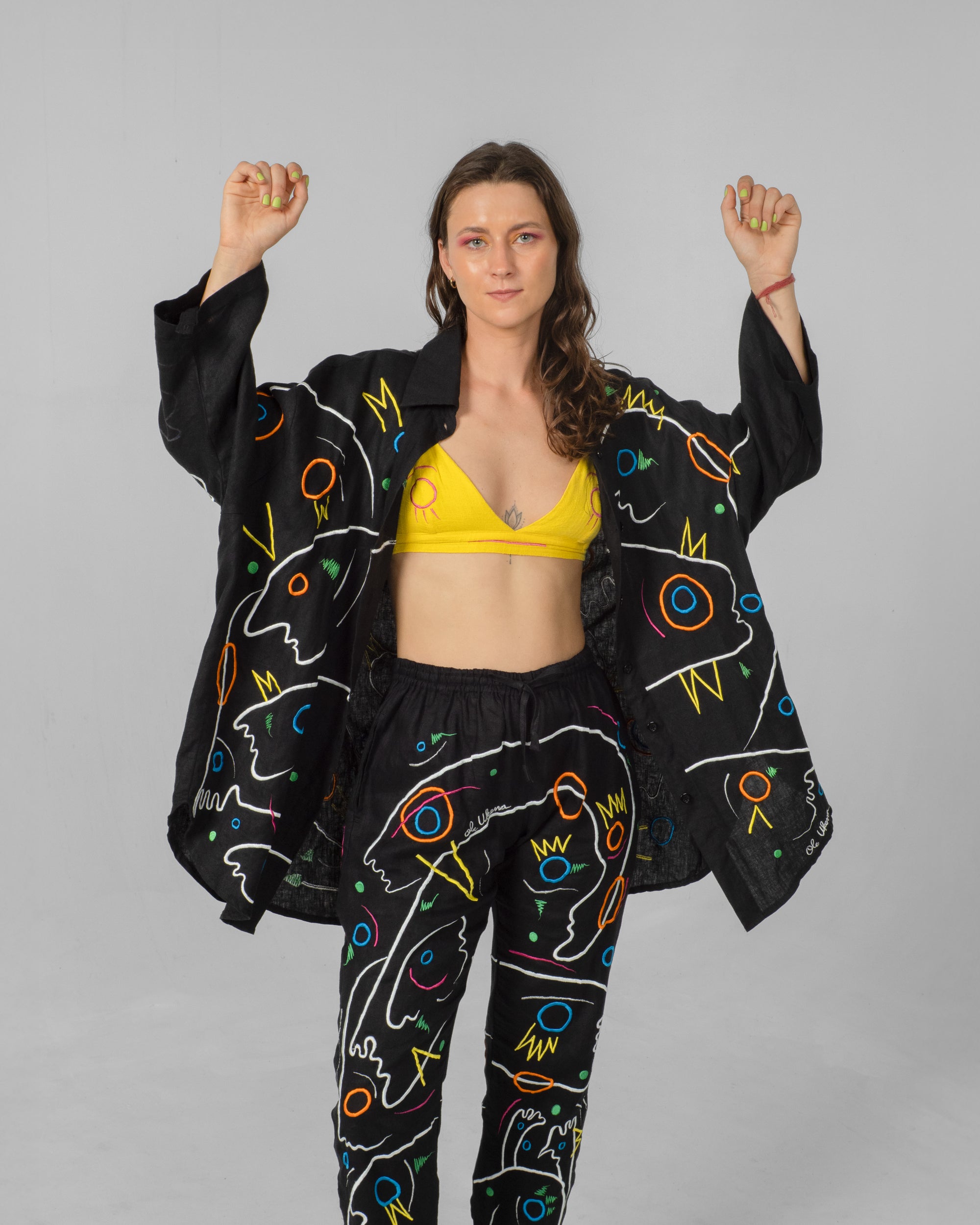 SKY NOTES Limited Edition Unisex Linen Set