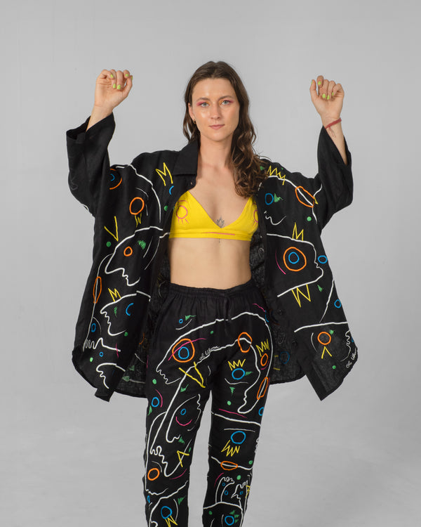 SKY NOTES Limited Edition Unisex Linen Set