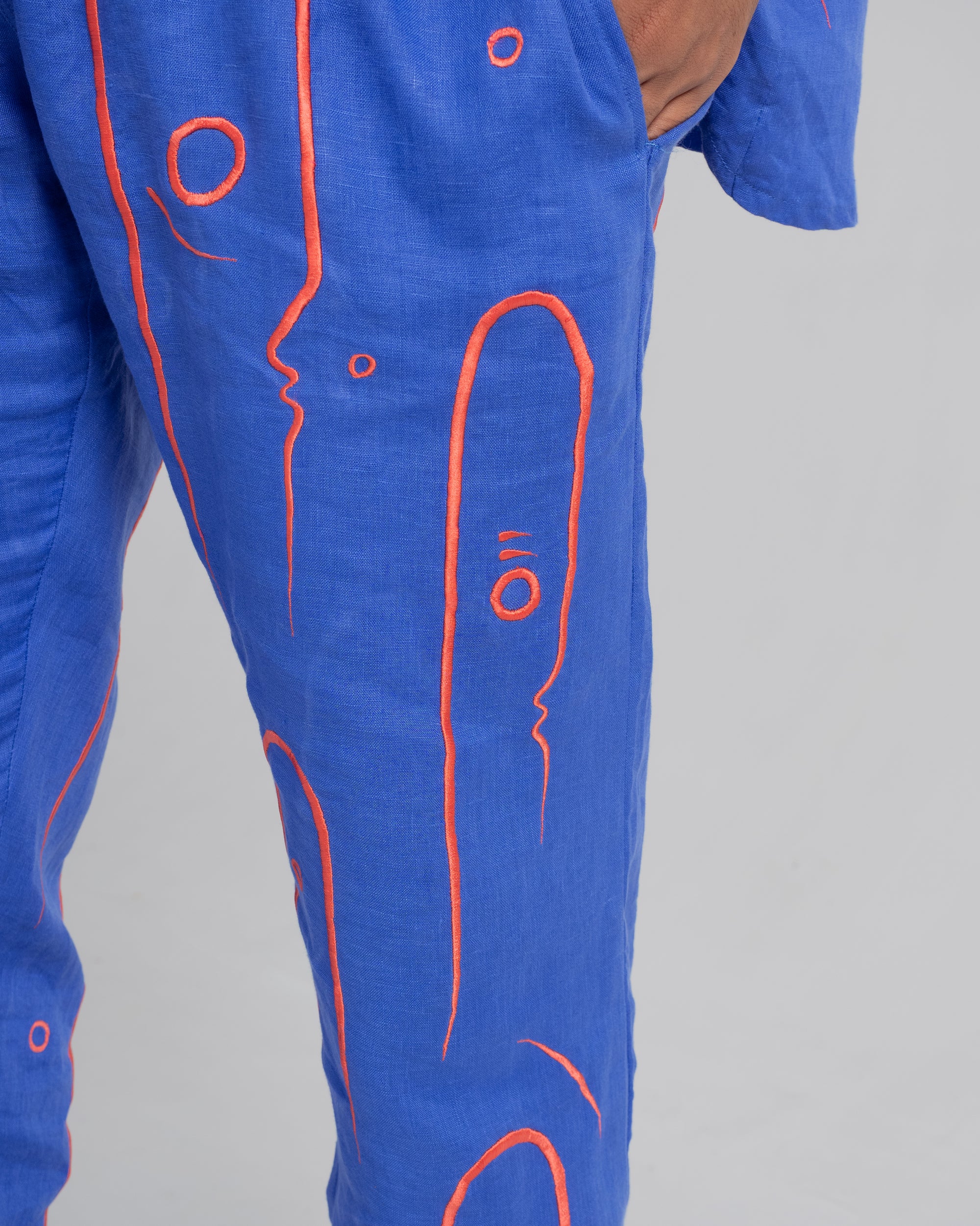 ONCE ON A BLUE MOON Modular Unisex Linen Set