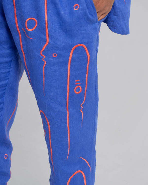 ONCE ON A BLUE MOON Modular Unisex Linen Set