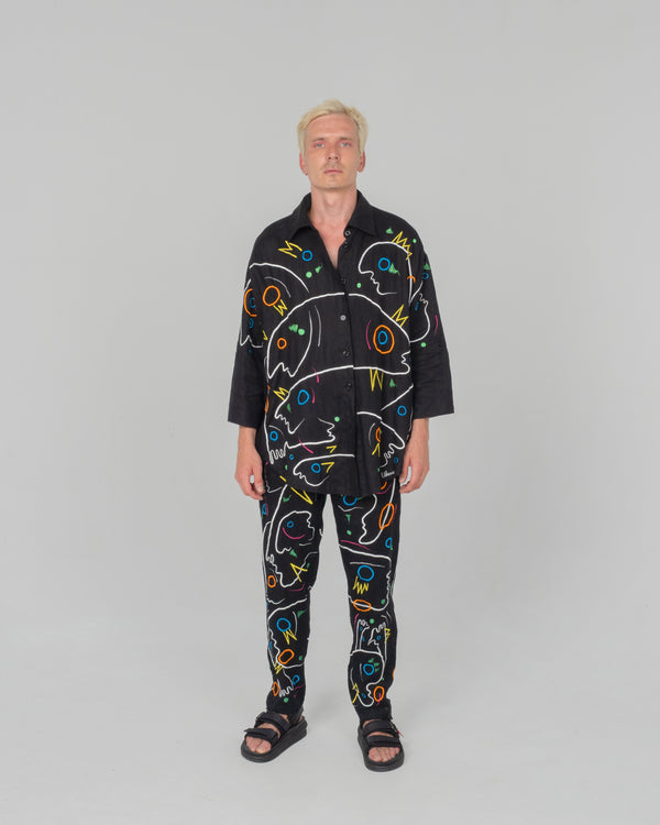 SKY NOTES Limited Edition Unisex Linen Set