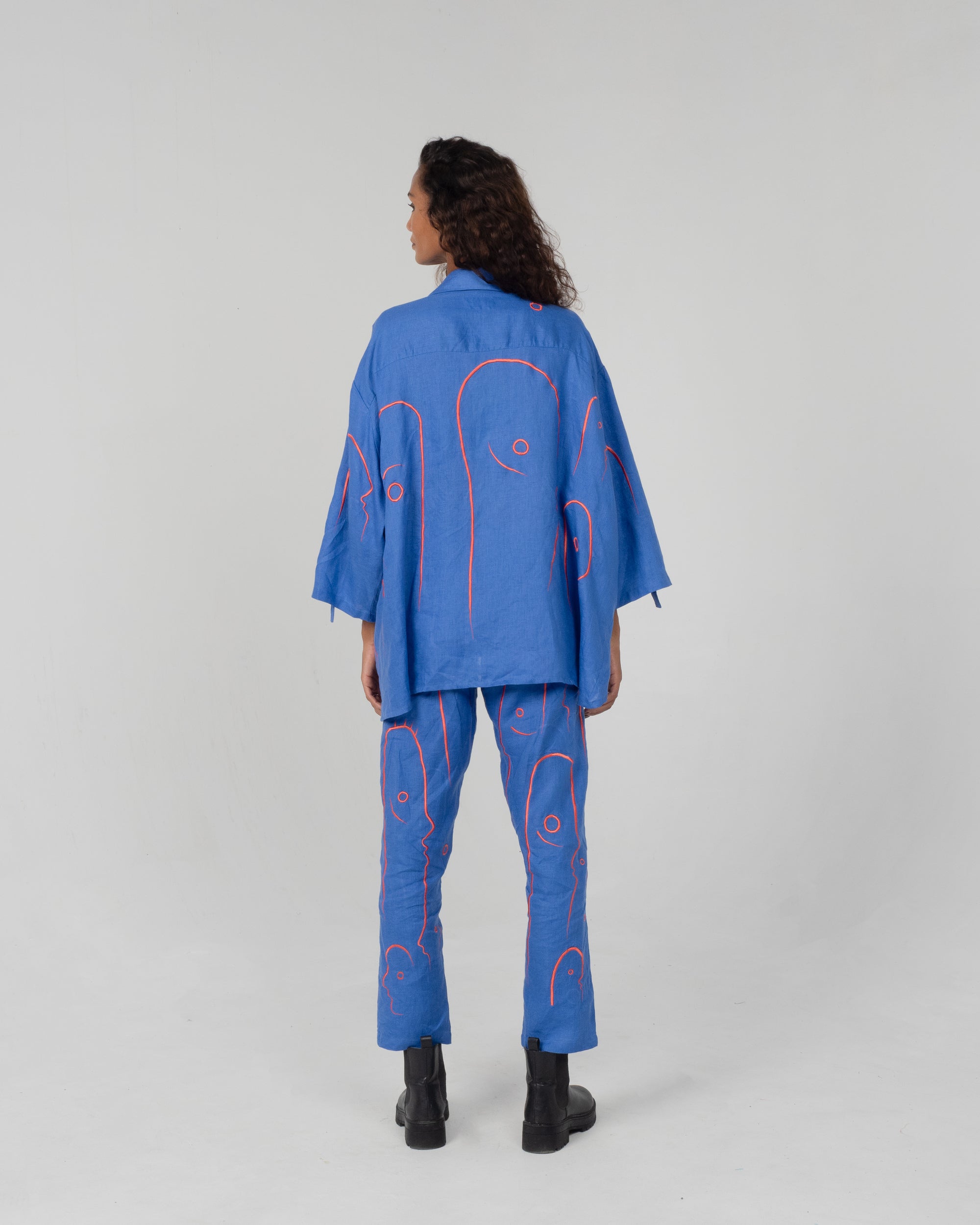 ONCE ON A BLUE MOON Modular Unisex Linen Set