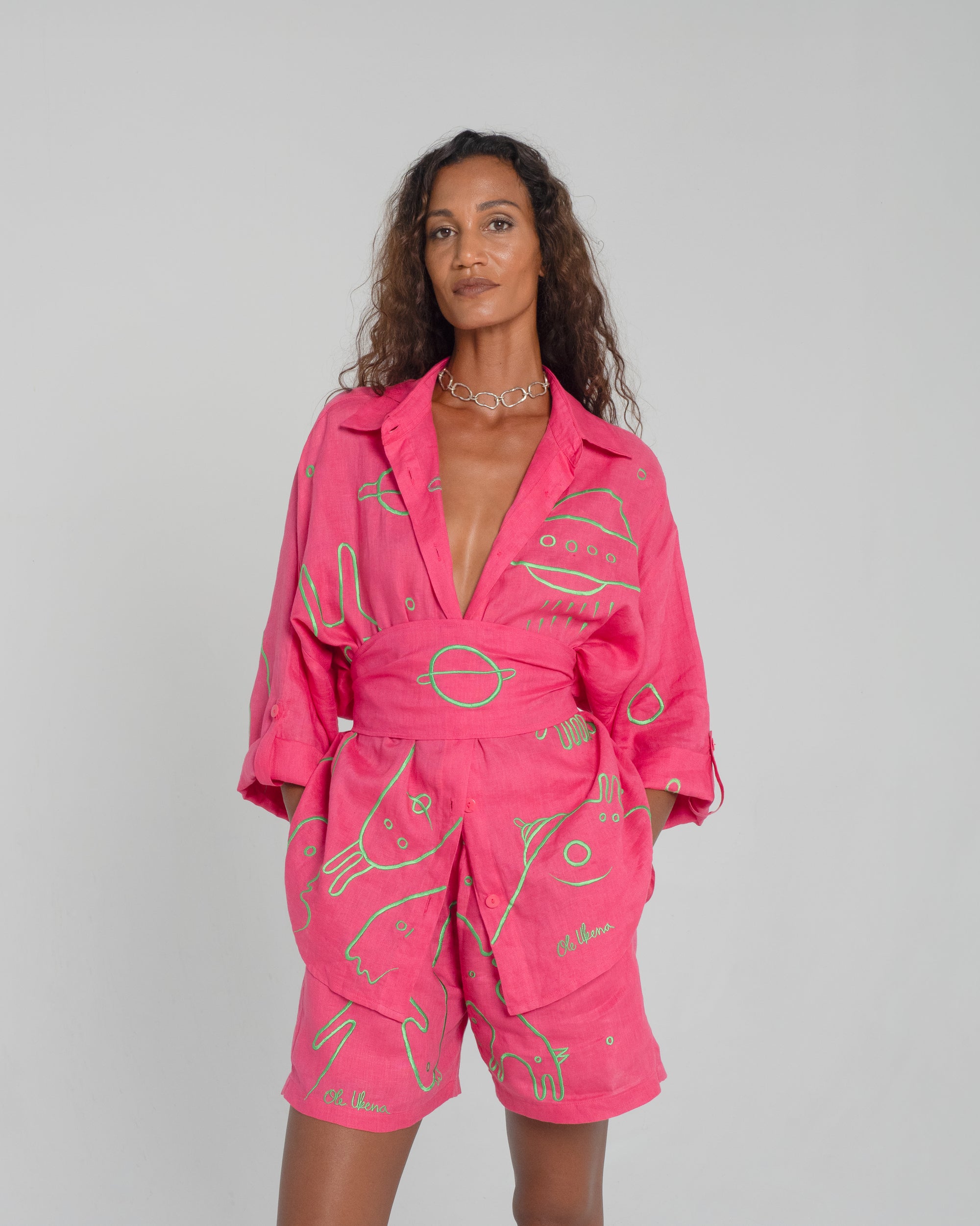 ALIEN DISCLOSURE Modular Unisex Linen Set