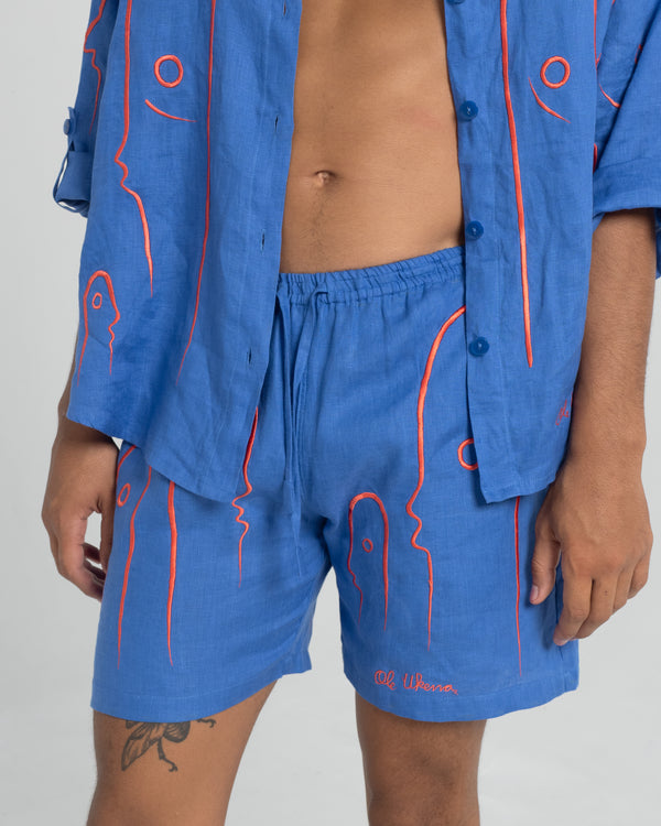ONCE ON A BLUE MOON Modular Unisex Linen Set