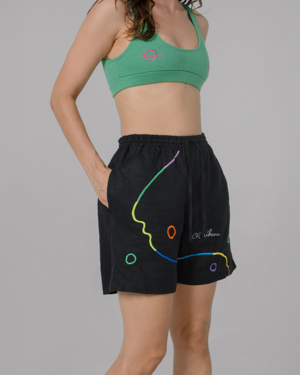 BLACK RAINBOW Modular Unisex Linen Set