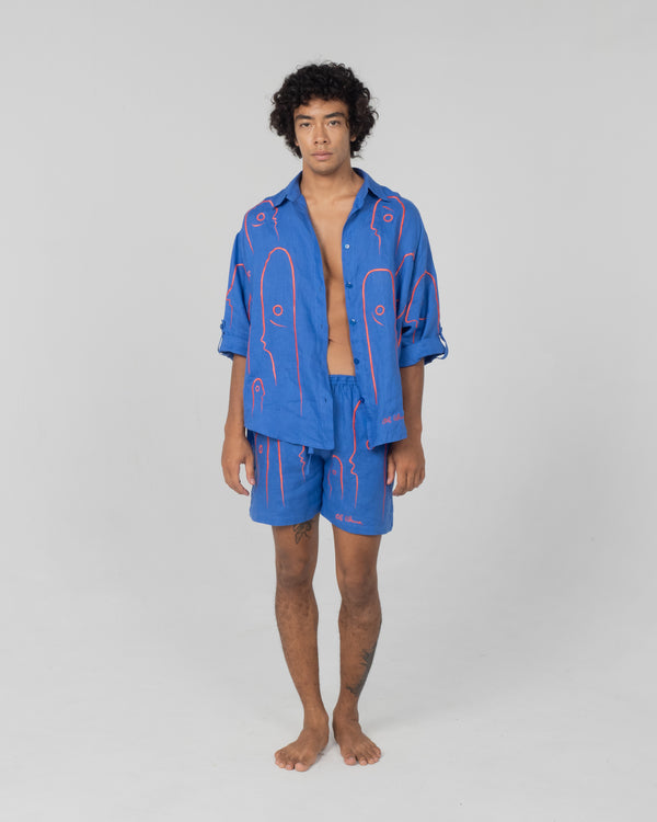 ONCE ON A BLUE MOON Modular Unisex Linen Set