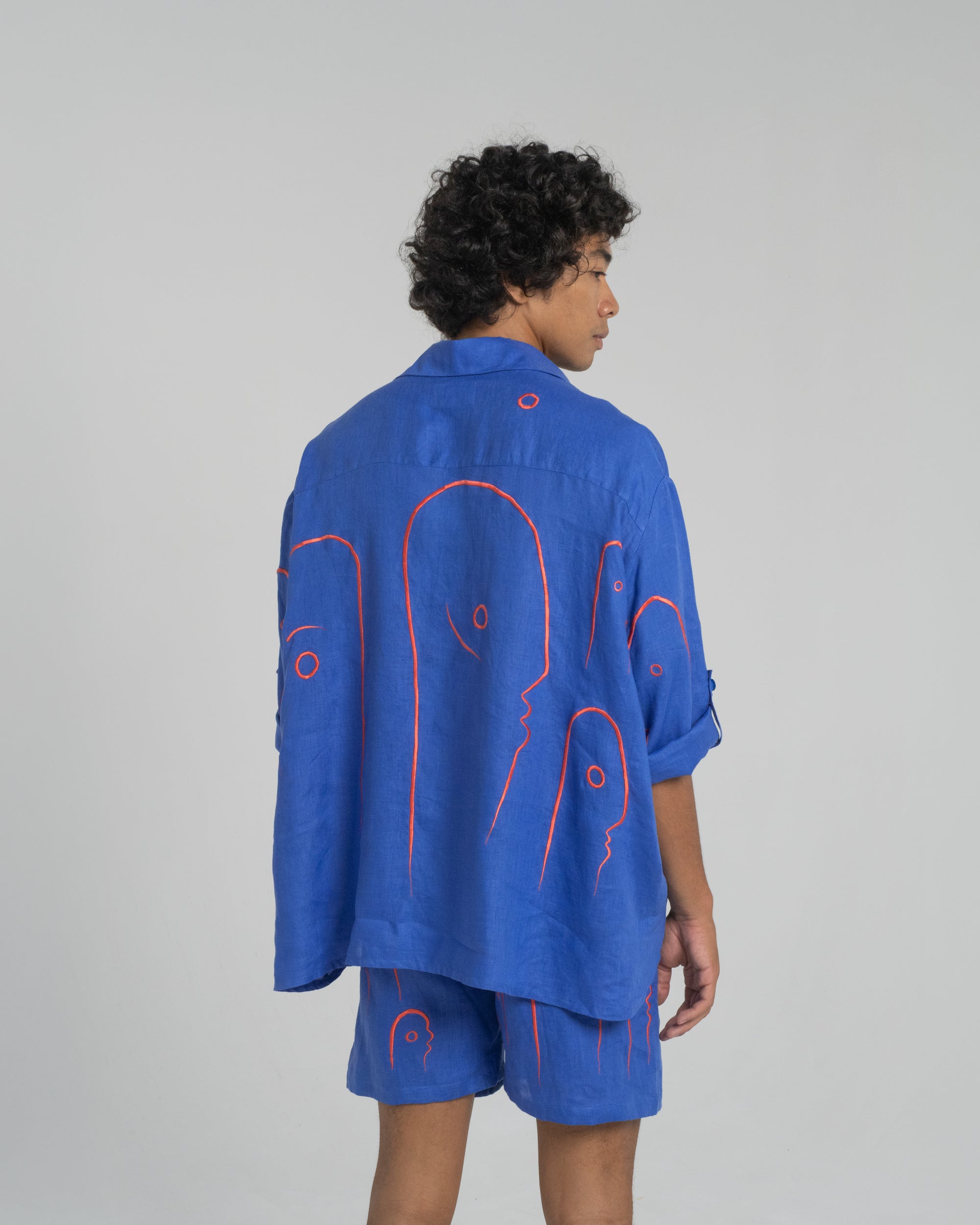 ONCE ON A BLUE MOON Modular Unisex Linen Set