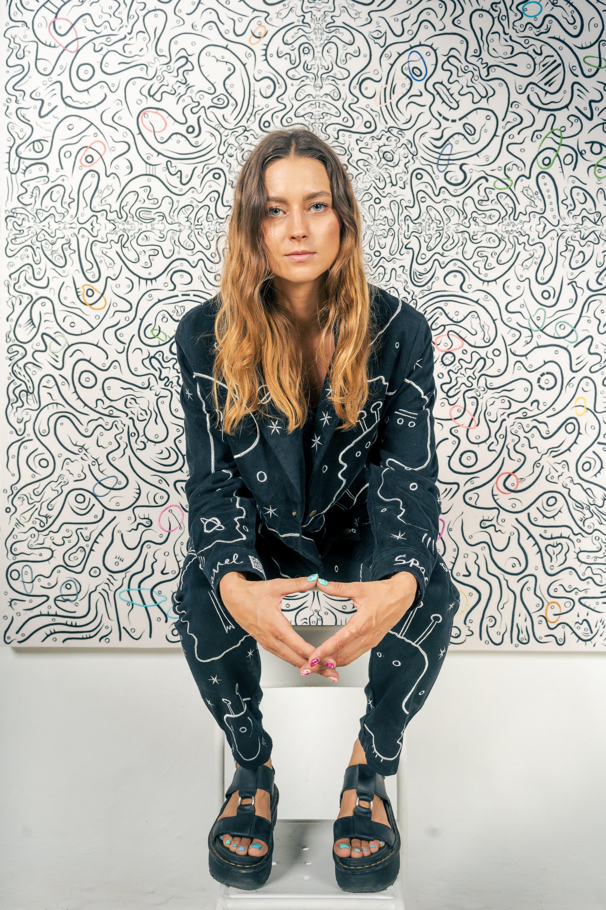 SPACE COOKIE Reversible Unisex Artist Jacket