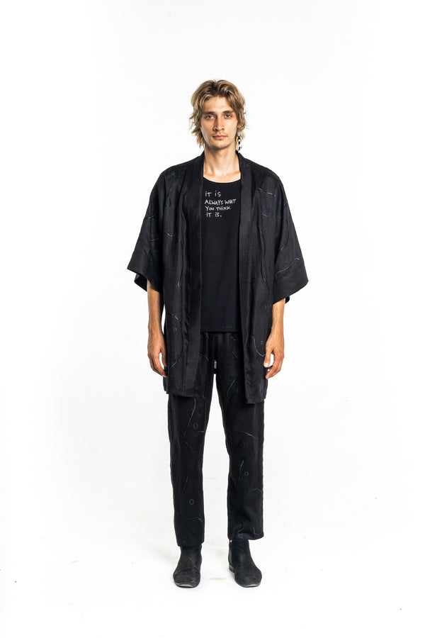 SACRED BERGHAIN Modular Unisex Kimono Set