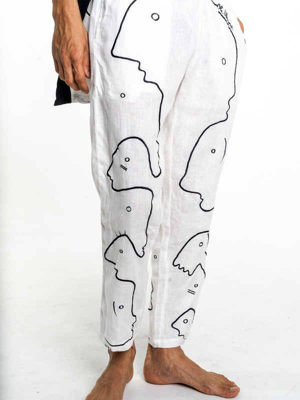 WHITE WORMHOLE Modular Unisex Kimono Set