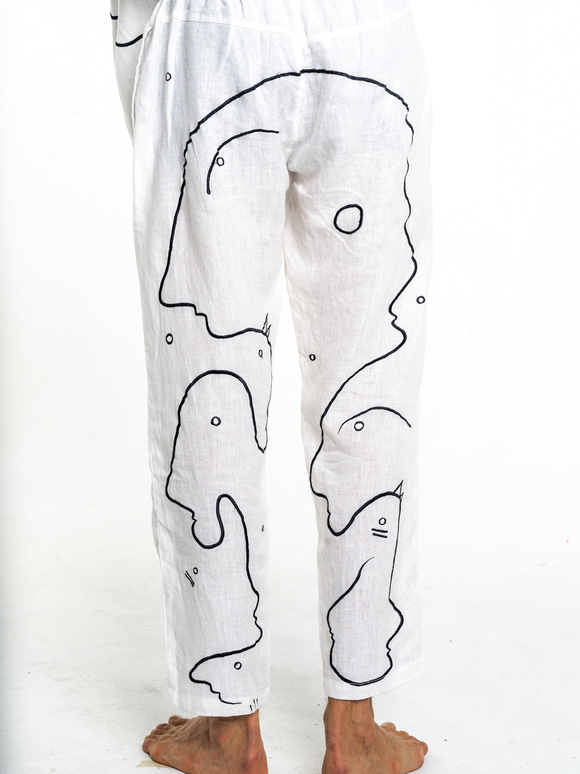 WHITE WORMHOLE Modular Unisex Kimono Set