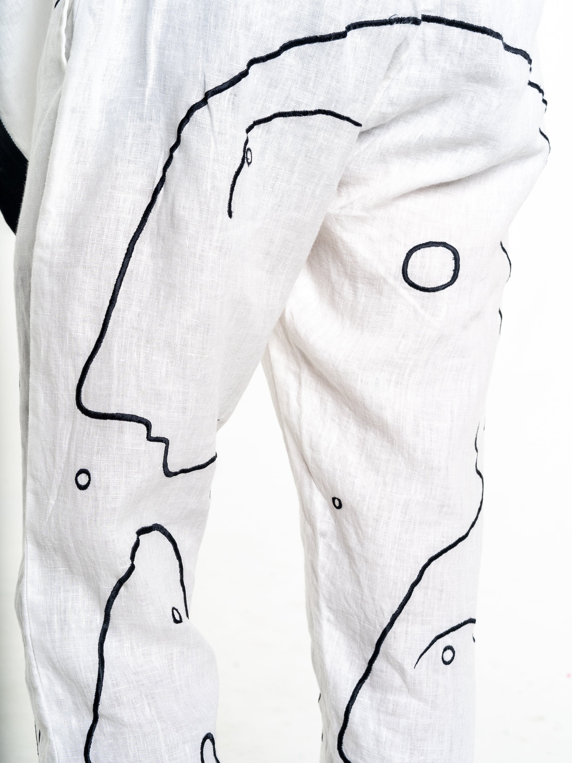 WHITE WORMHOLE Modular Unisex Kimono Set