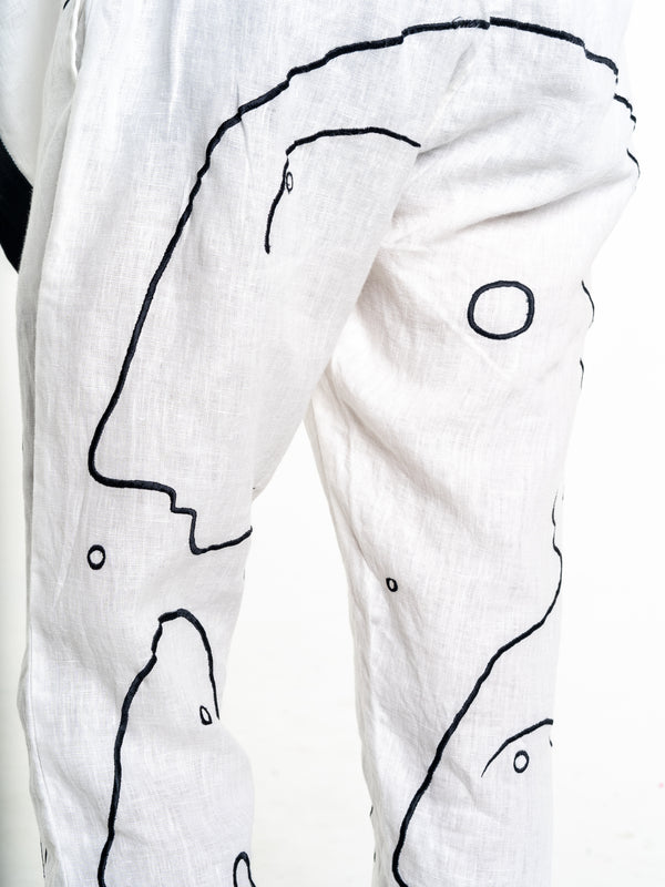 WHITE WORMHOLE Modular Unisex Kimono Set