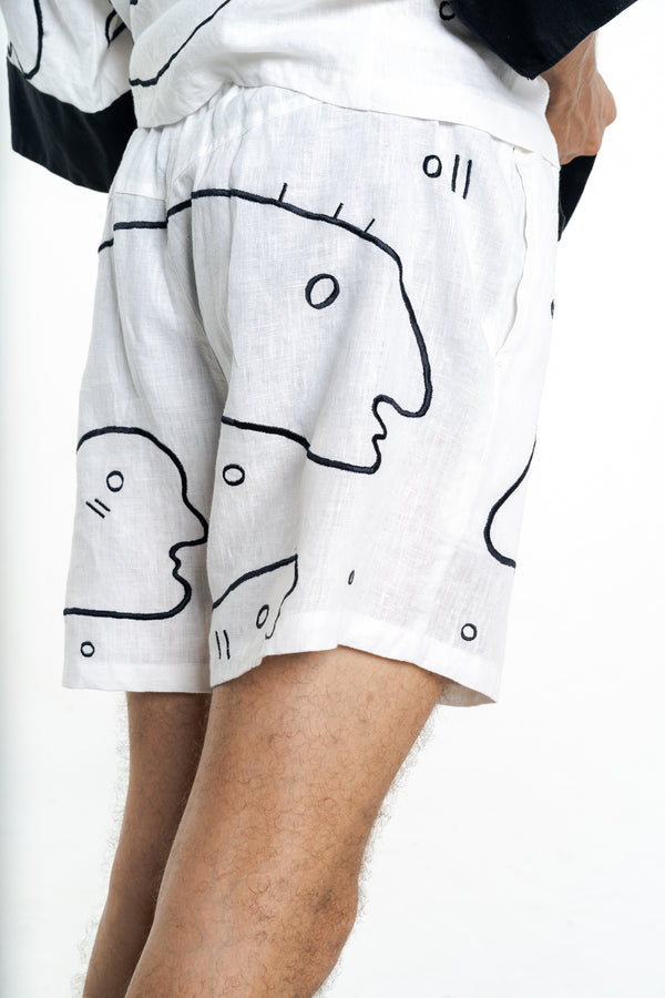 WHITE WORMHOLE Modular Unisex Kimono Set