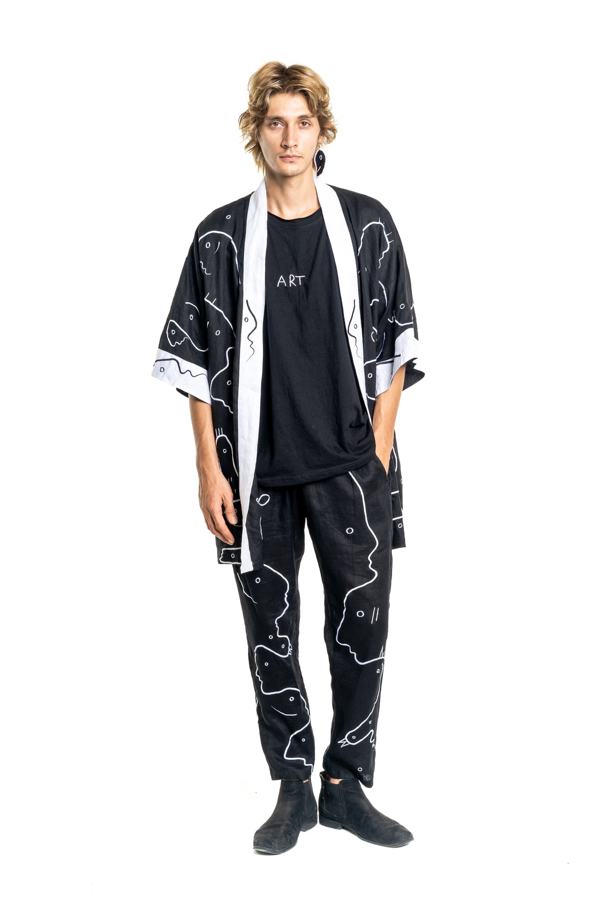 LIQUID CHESS Modular Unisex Kimono Set