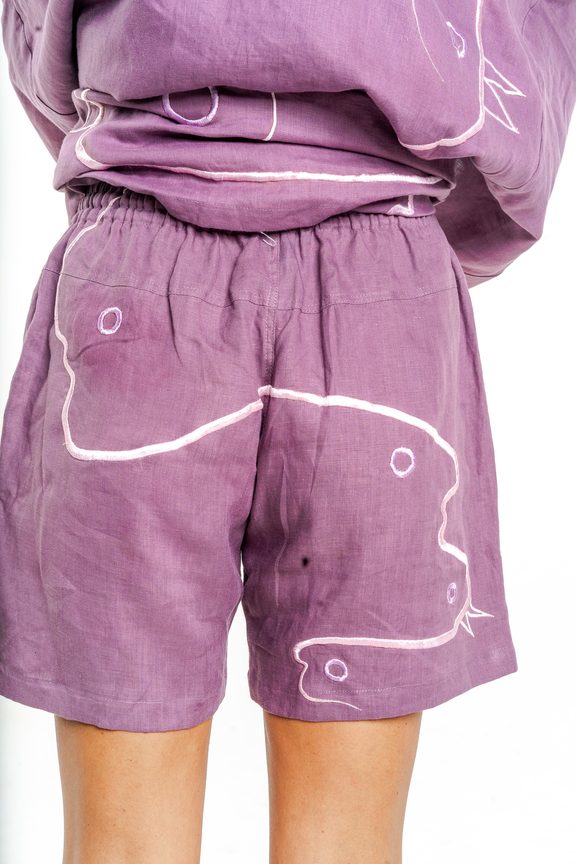 PURPLE VORTEX Modular Unisex Kimono Set