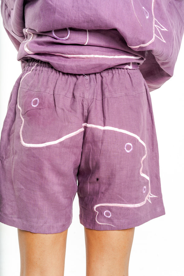 PURPLE VORTEX Modular Unisex Kimono Set