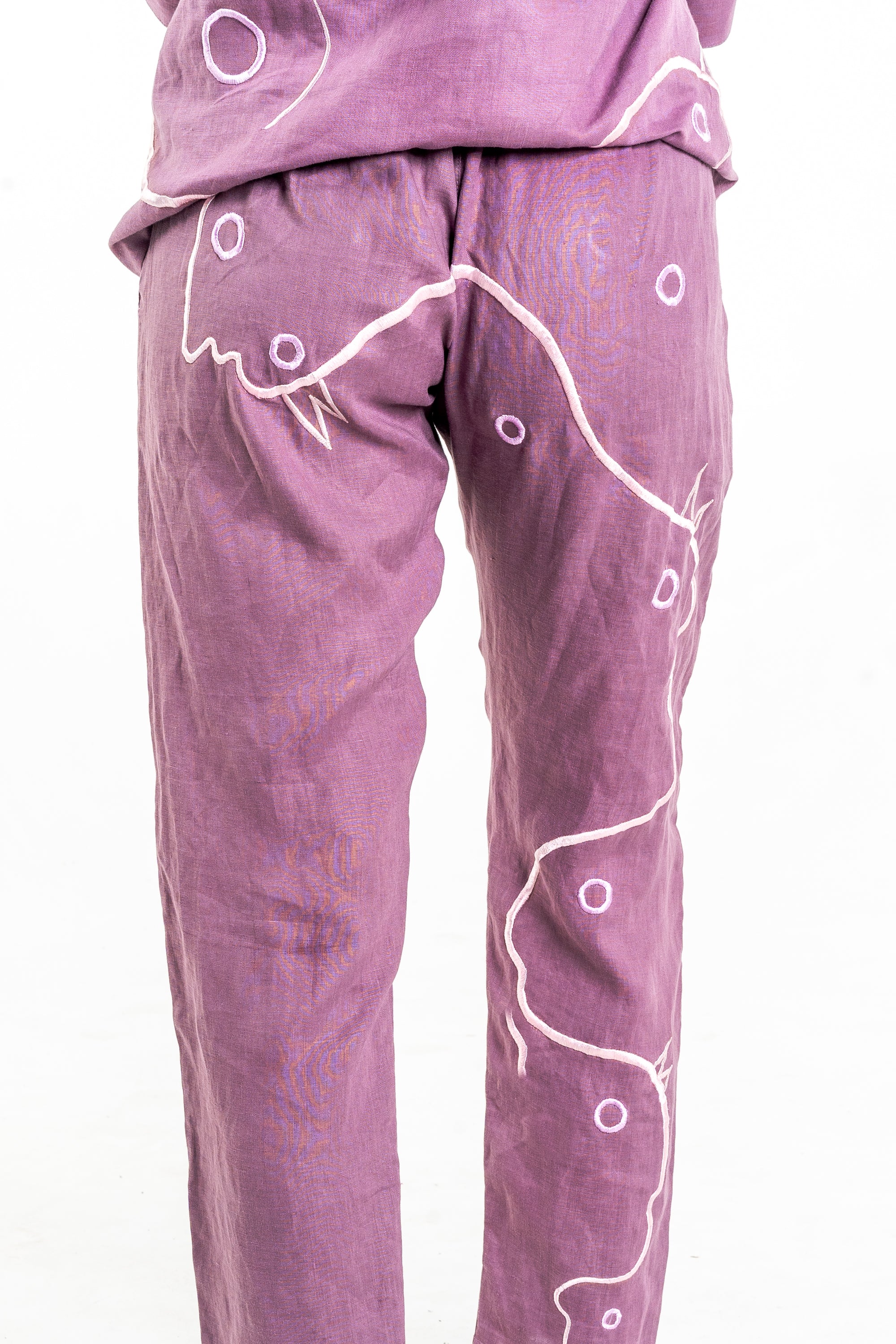 PURPLE VORTEX Modular Unisex Kimono Set