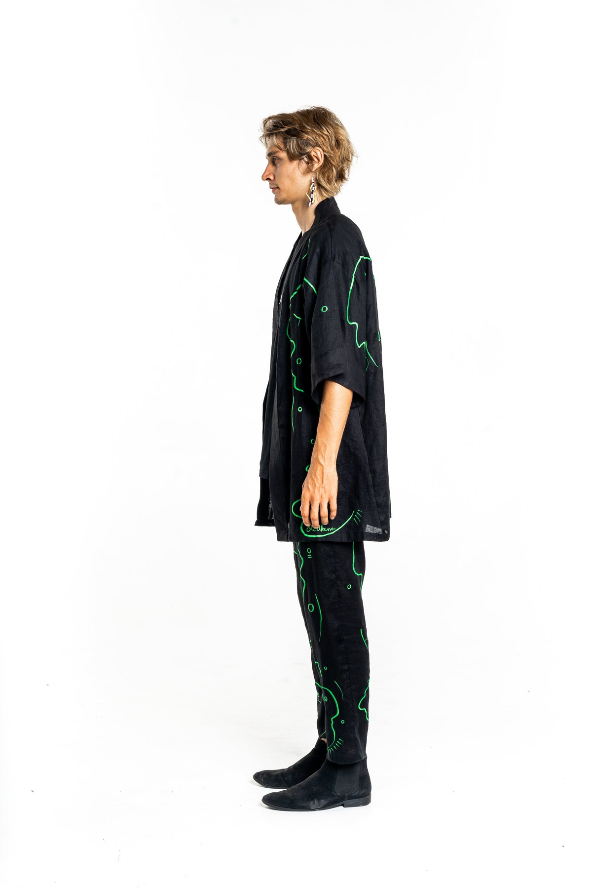 HIDDEN JUNGLE TRACK Modular Unisex Kimono Set