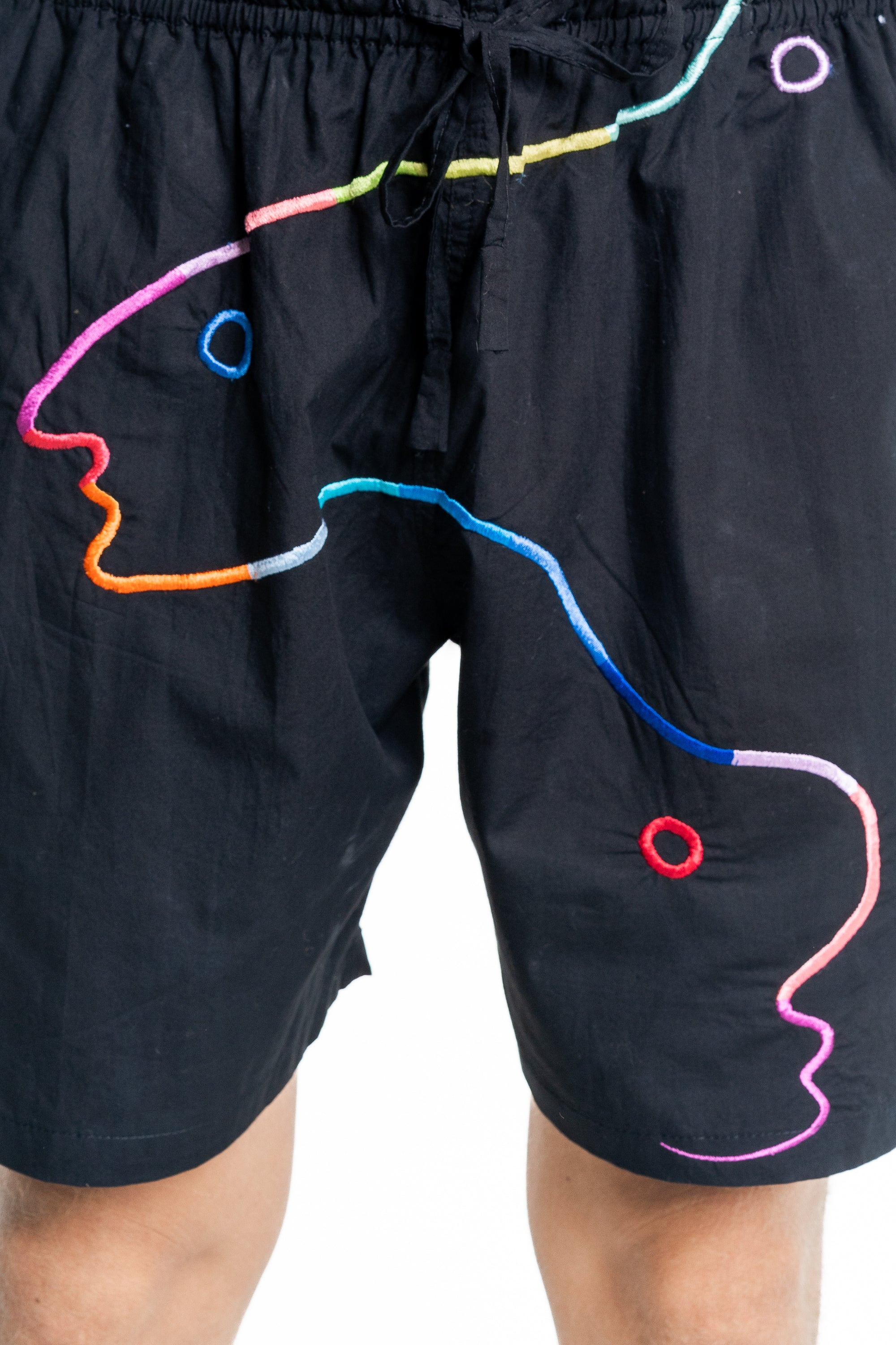 BLACK RAINBOW Modular Unisex Kimono Set