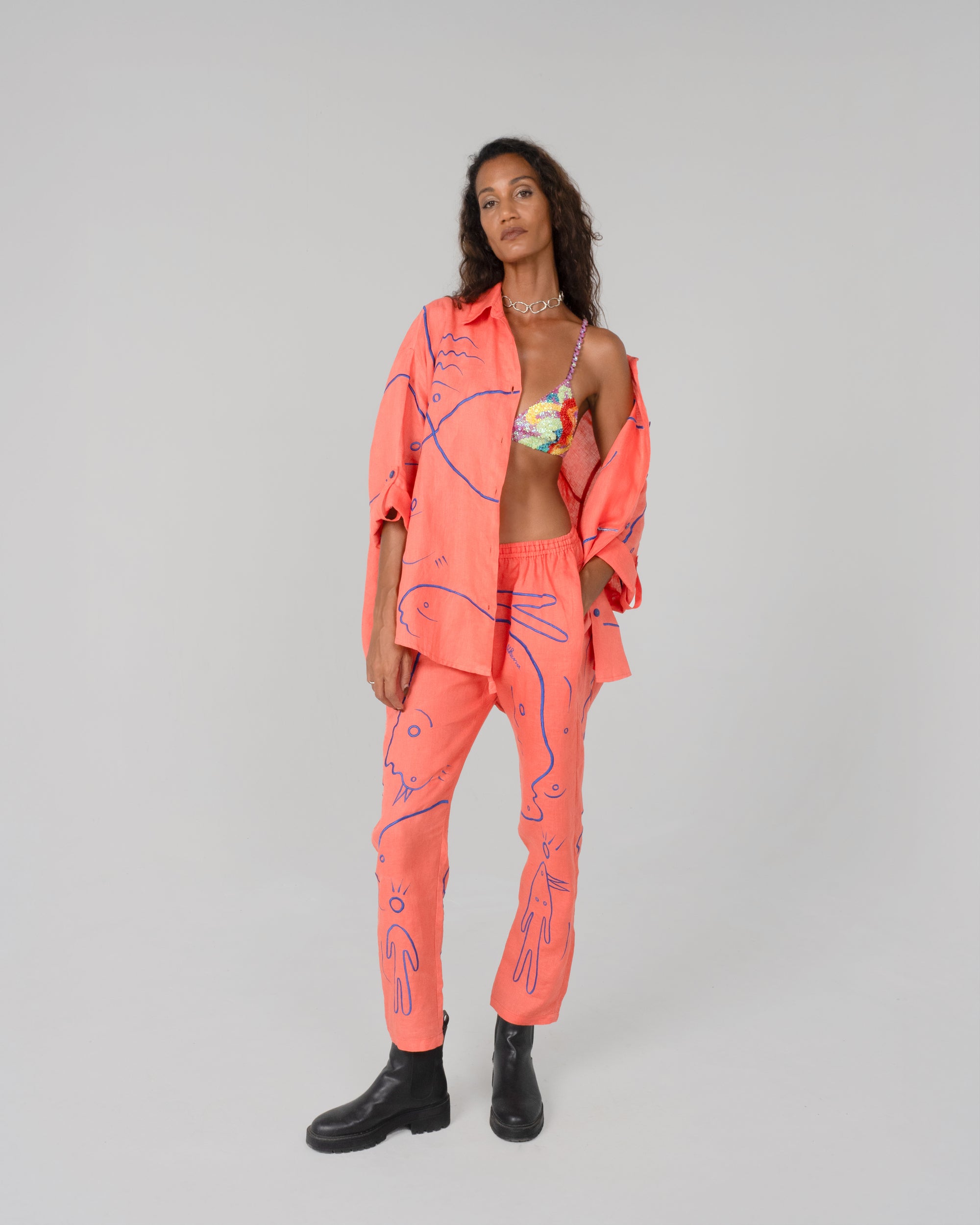 JUPITER PEOPLE Modular Unisex Linen Set