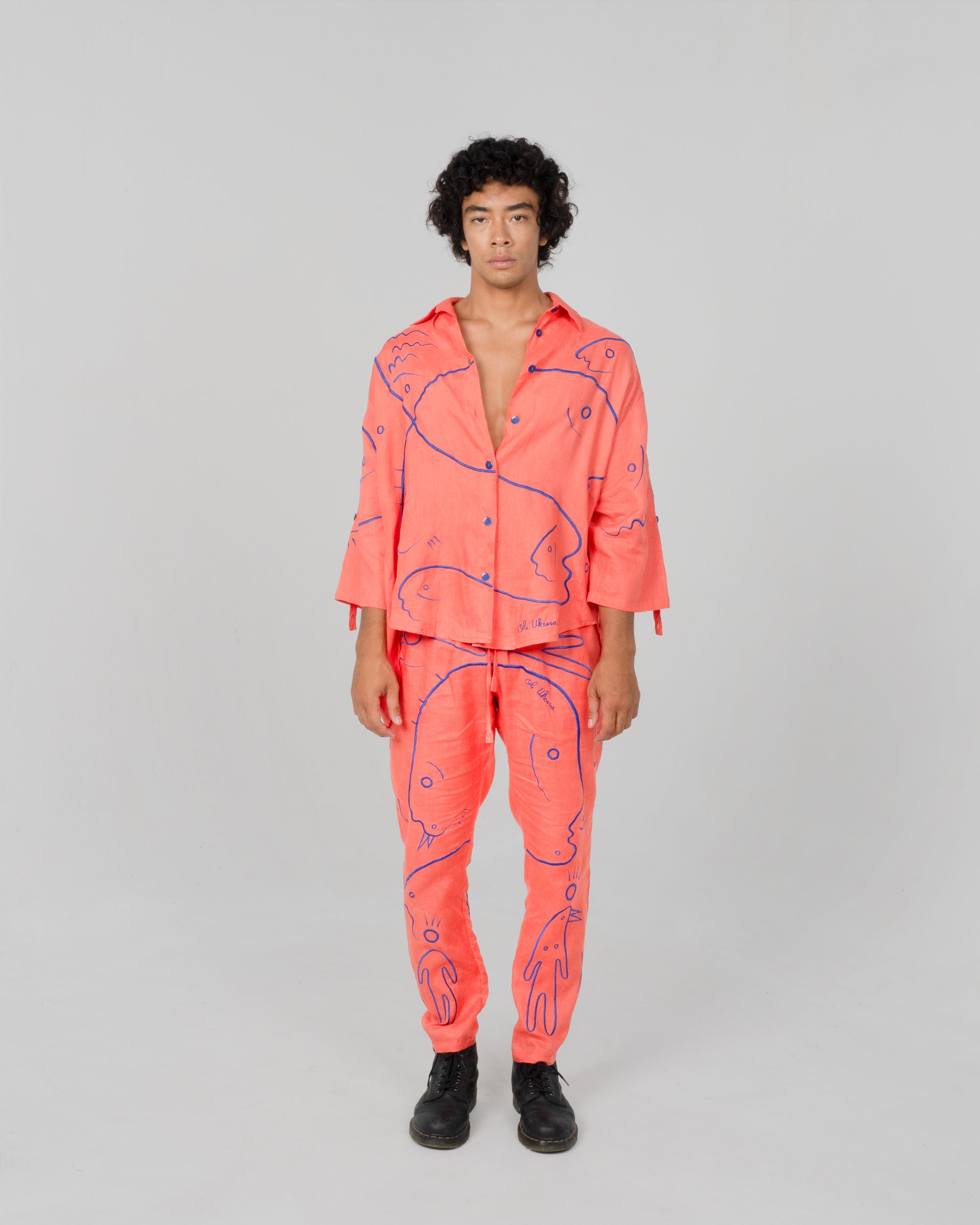 JUPITER PEOPLE Modular Unisex Linen Set