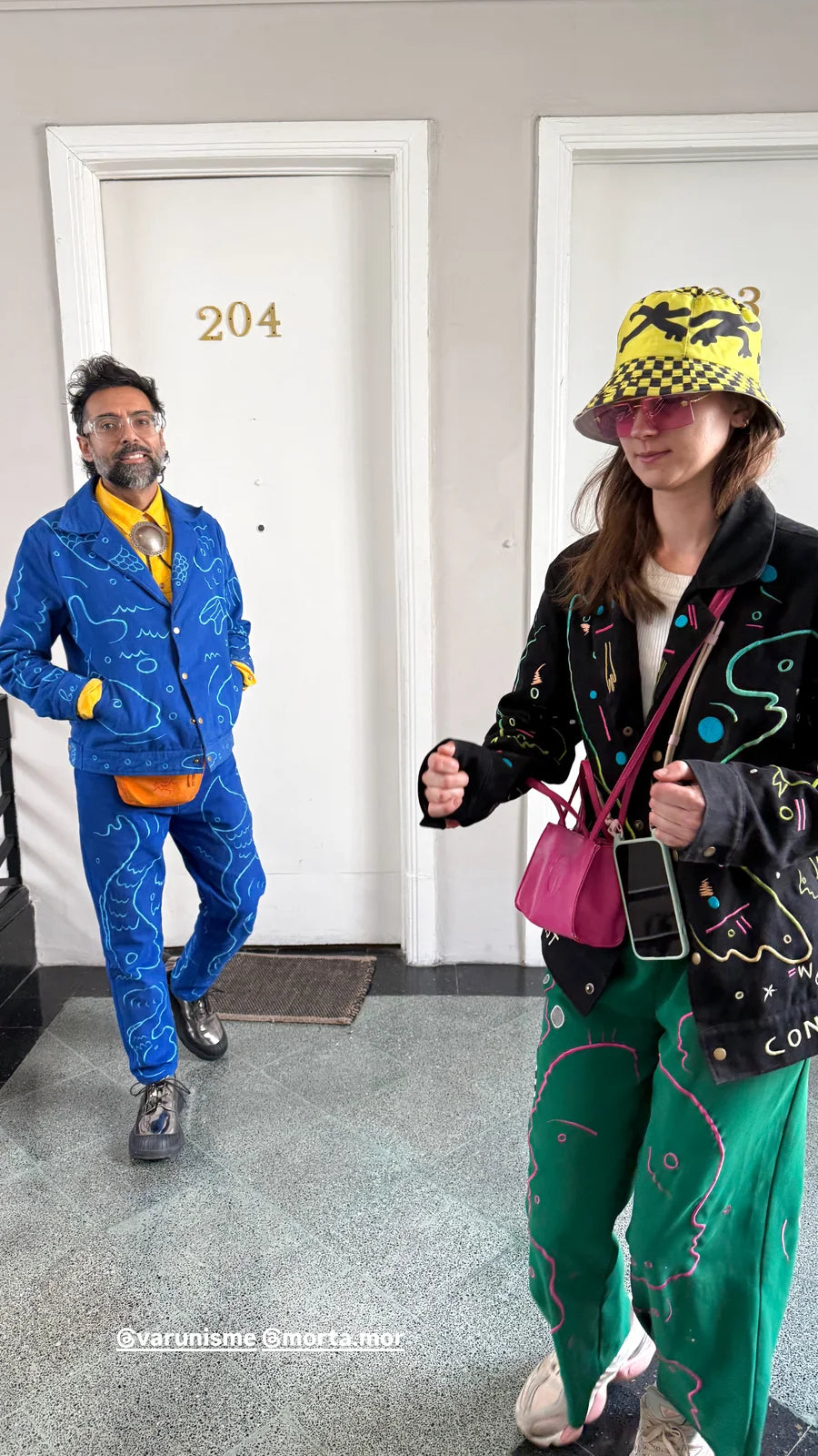 Varun and Morta step out in UKENA works in Mexico City