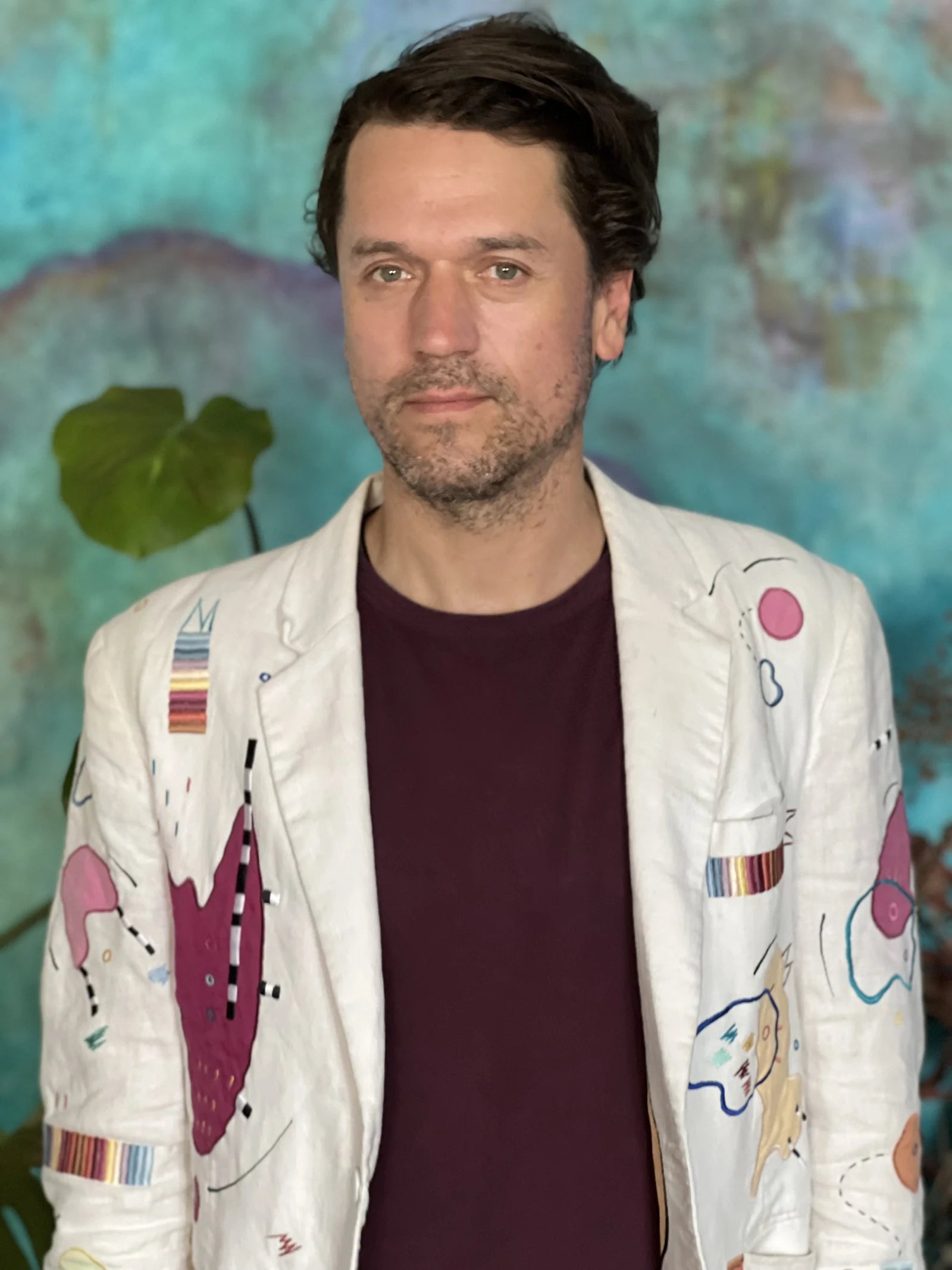Nico Stojan wearing UKENA in the studio, at home or while playing music